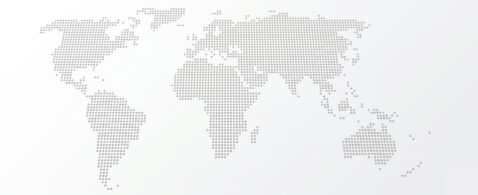 Dotted world map highlighting HelloGov's global reach